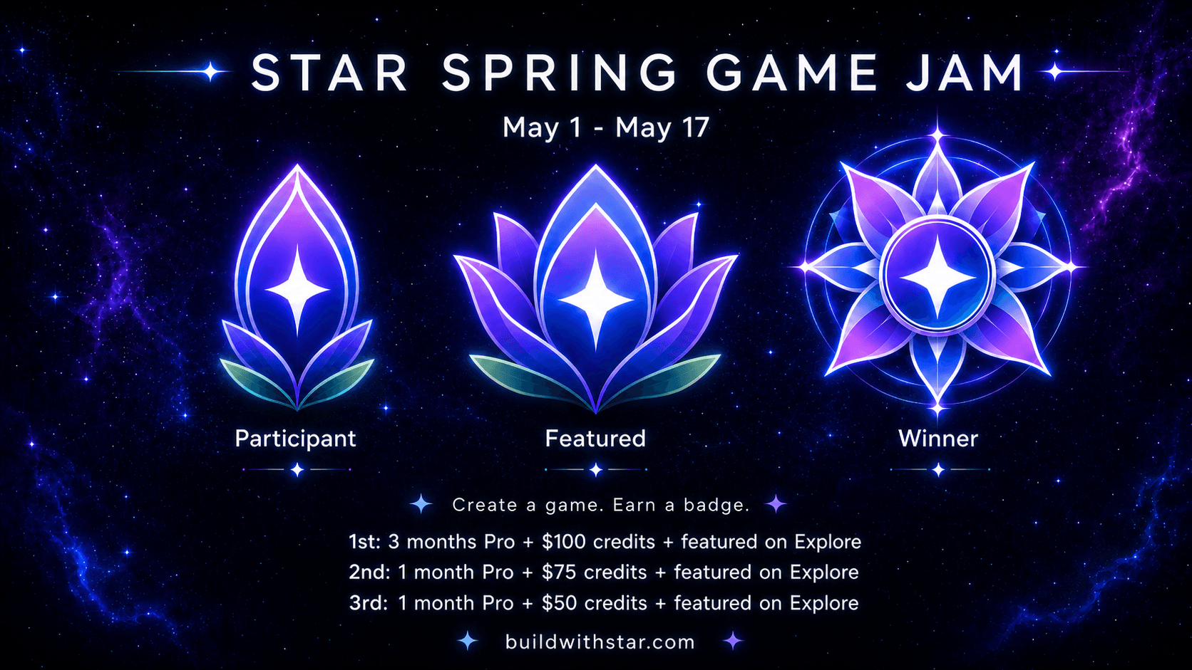 Star Spring Game Jam banner