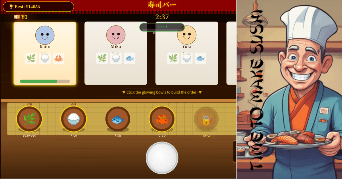 It's Time to Make Sushi !